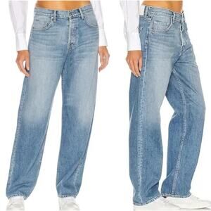 GRLFRND The Bella Low Rise Boyfriend Jeans in Santa Monica Size 24 Button Fly